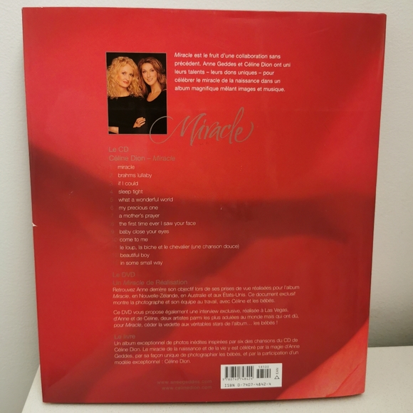 Celine Dion Anne Geddes Miracle Book and CD set - Picture 4 of 5